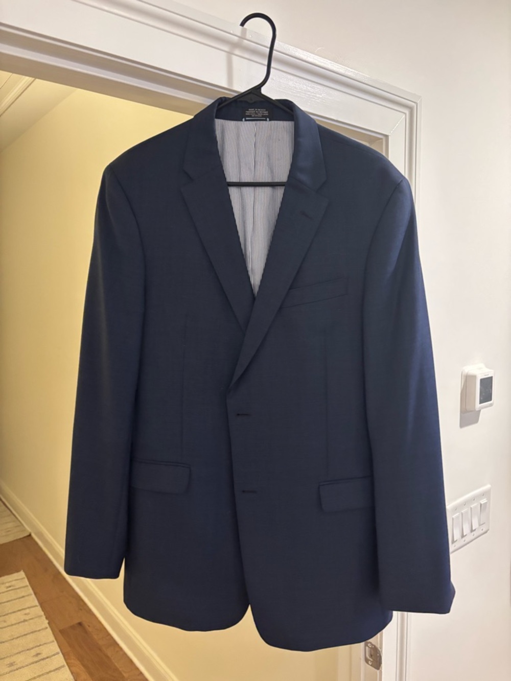 Tommy Hilfiger Navy Single-Breasted Sport Coat